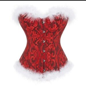 Christmas Court Style Bustier Corset
